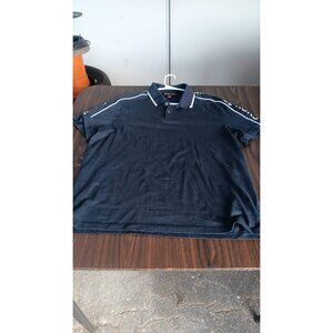 Michael Kors MK Blue Polo Shirt Men’s Medium 100% Cotton Soft